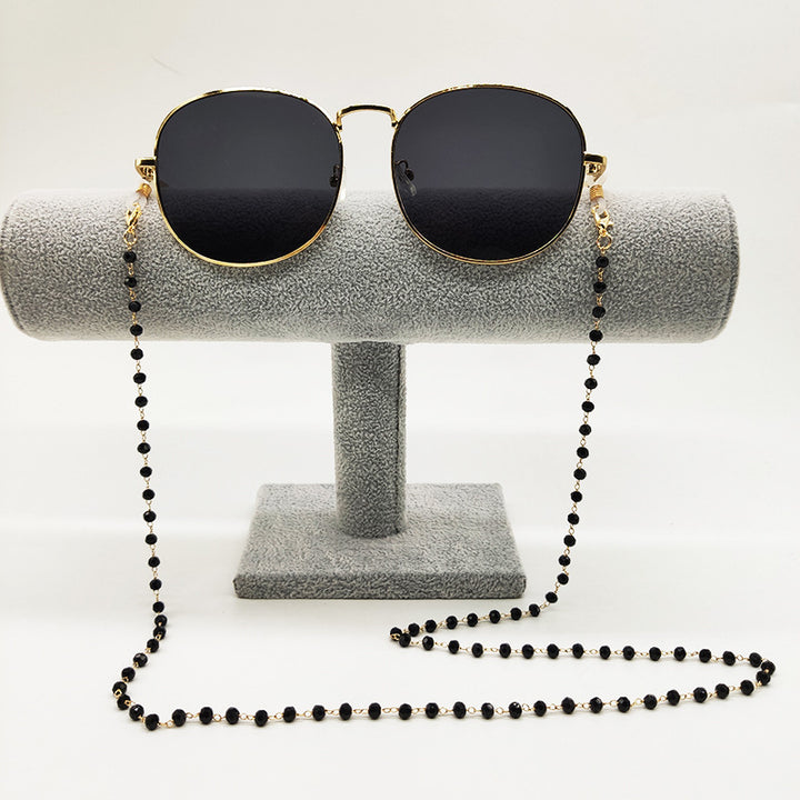 Glasses holder jewelry made of crystal beads Kalsten
