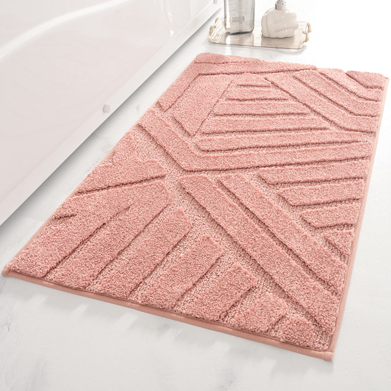 Modern Geometric Bath Mat Kalsten