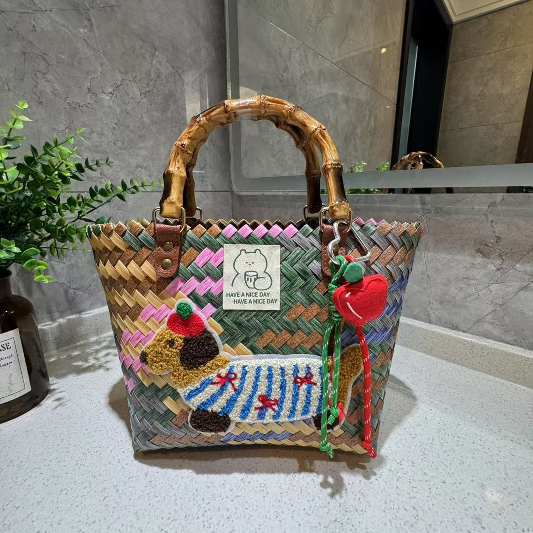Playful Bast Handbag Kalsten