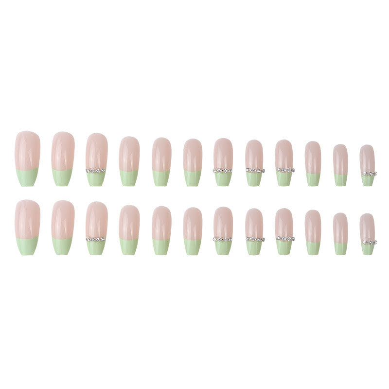 Sparkling Glamour Stiletto Nail Extensions Kalsten