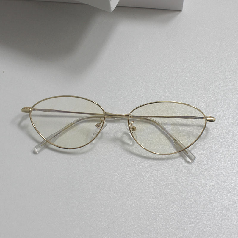 Fashionable Rectangular Glasses with Fine Metal Frame Kalsten