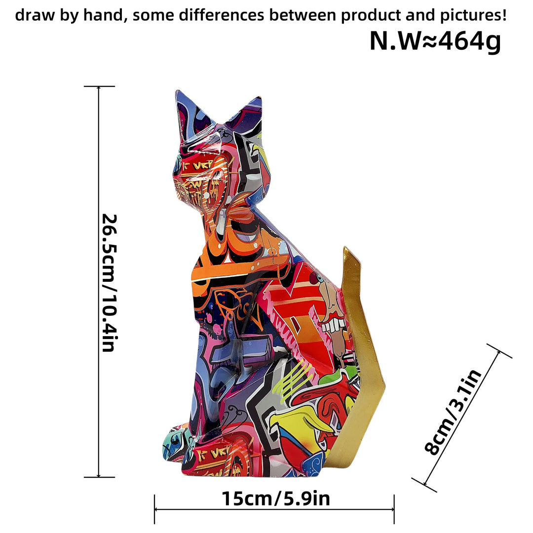 Colorful lion figure made of high-quality resin Kalsten