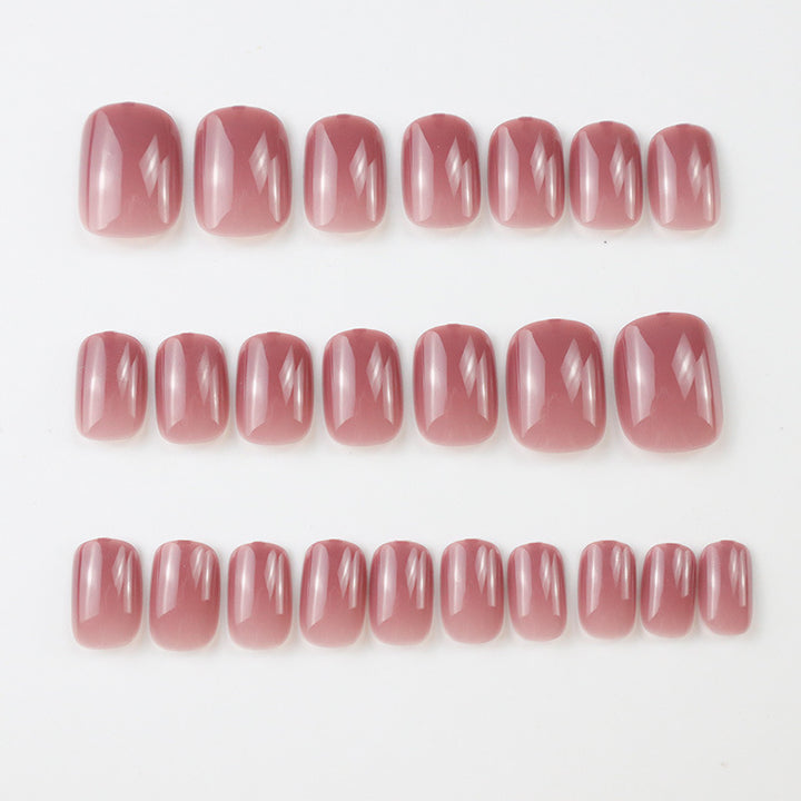Minimalist Glossy Press-On Nail Set Kalsten