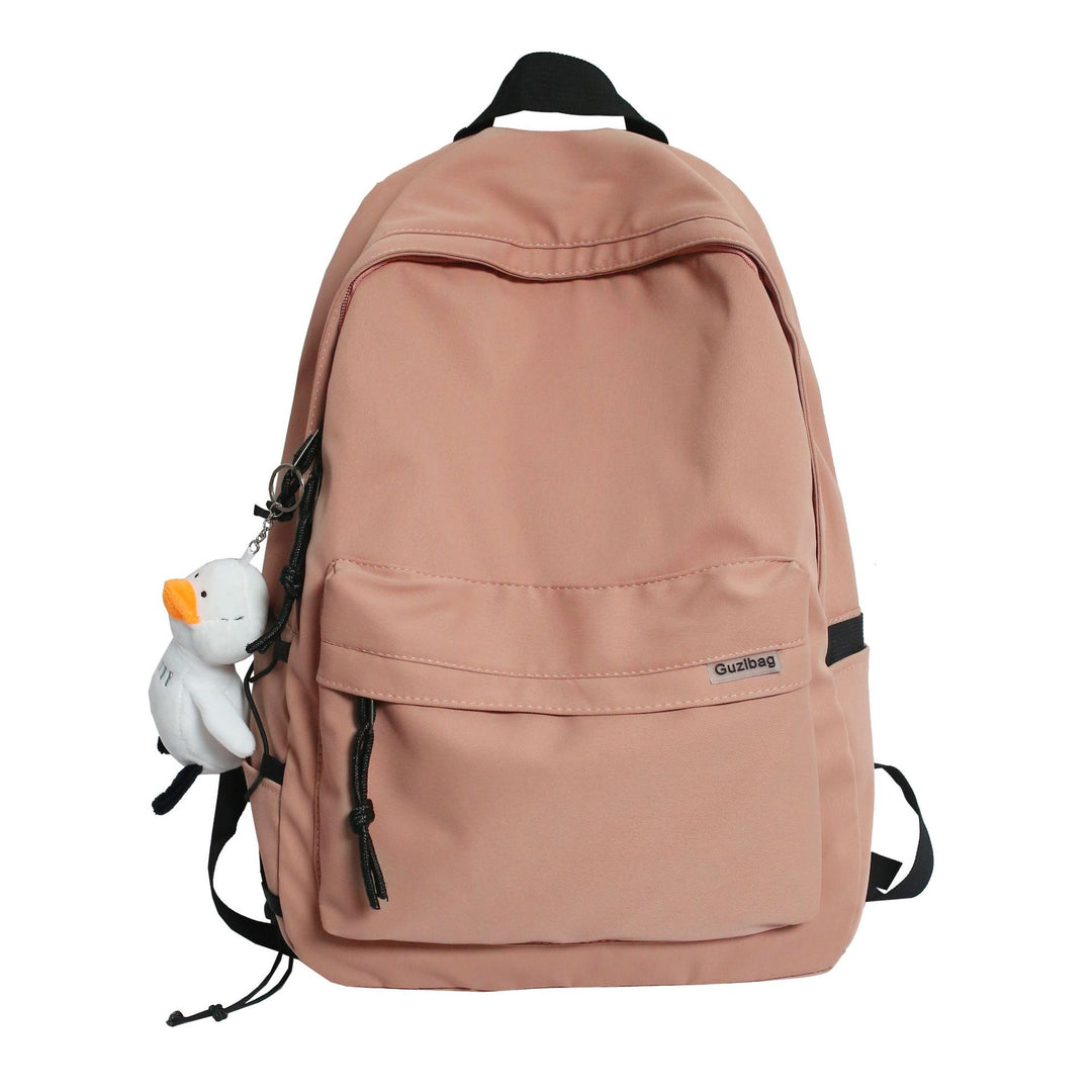 Versatile Casual Backpack with Plush Charm Kalsten