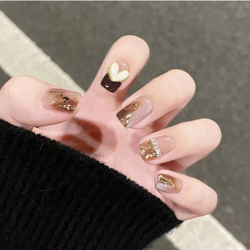 Elegant Floral Nail Art Extensions Kalsten