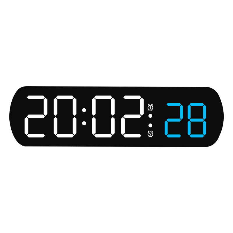 Digital radio alarm clock with multicolored LED display Kalsten