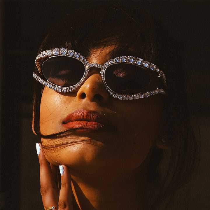 Ladies Glamorous Sunglasses with Sparkling Crystal Accents Kalsten