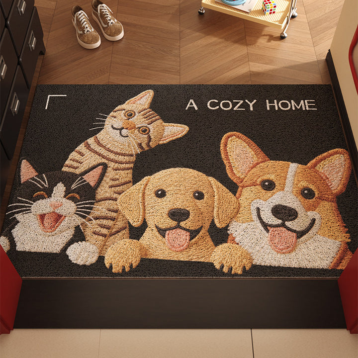 Dog-Themed Decorative Doormat