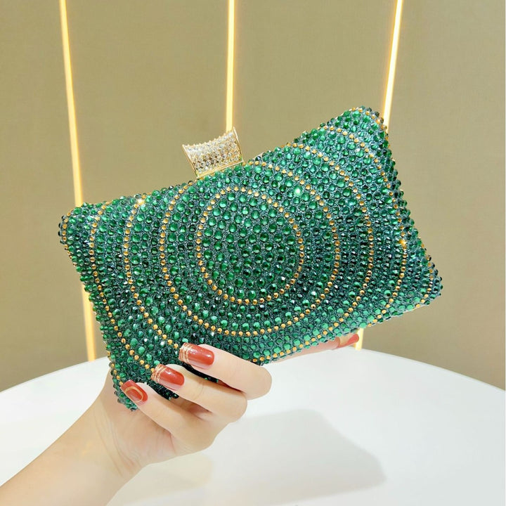 Sparkling Rhinestone Evening Clutch