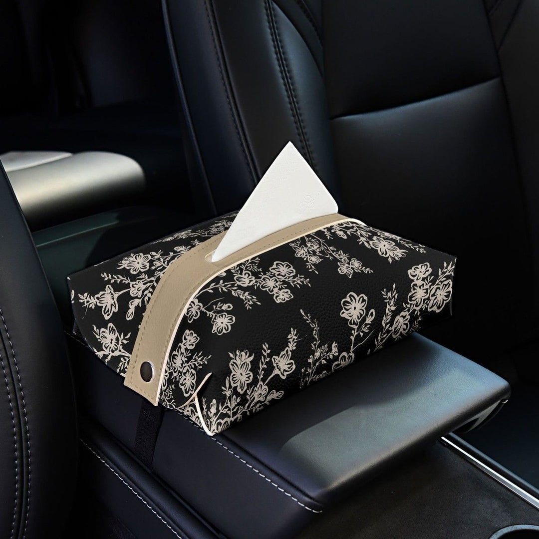 Floral Patterned Tissue Box Cover Kalsten