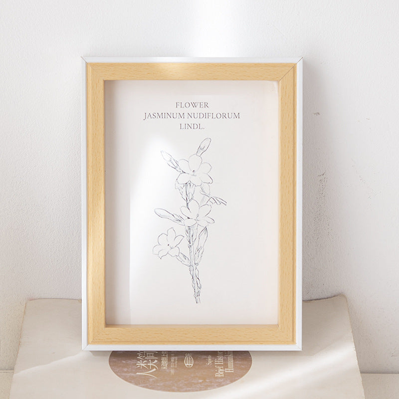 Artistic Botanical Print Frame for Wall Display