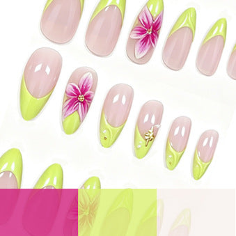 Floral Articulated Nail Enhancements Kalsten