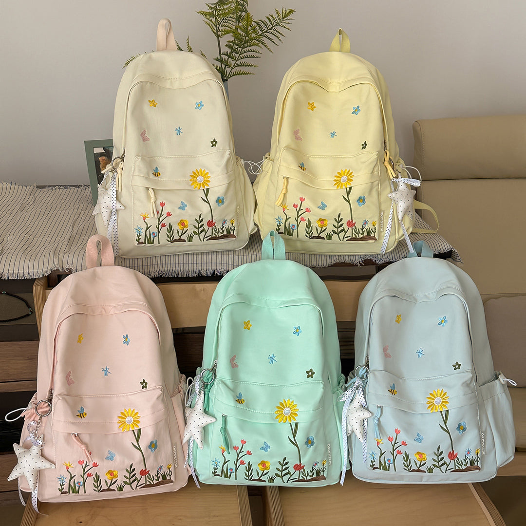 Floral Embroidered Backpack Kalsten 1791204649