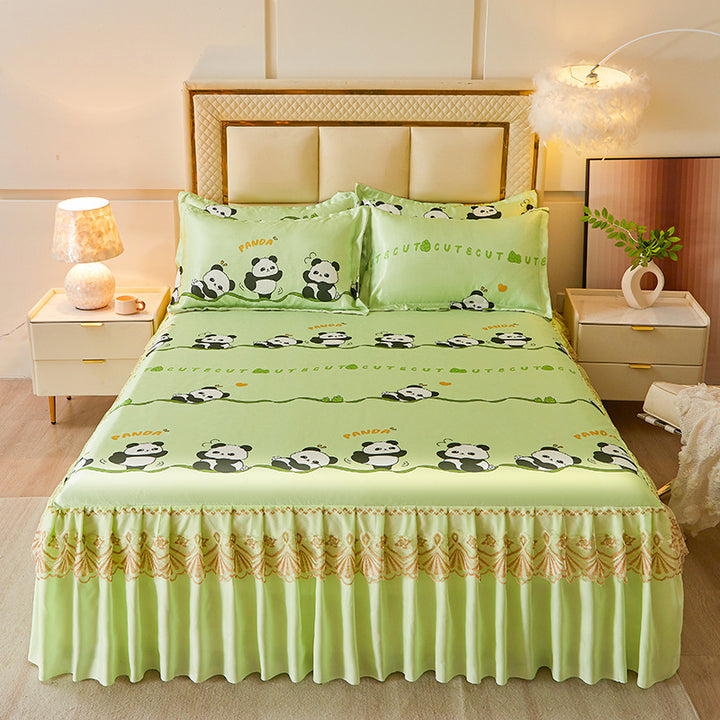 Ladies daybed cover with playful bear motif Kalsten