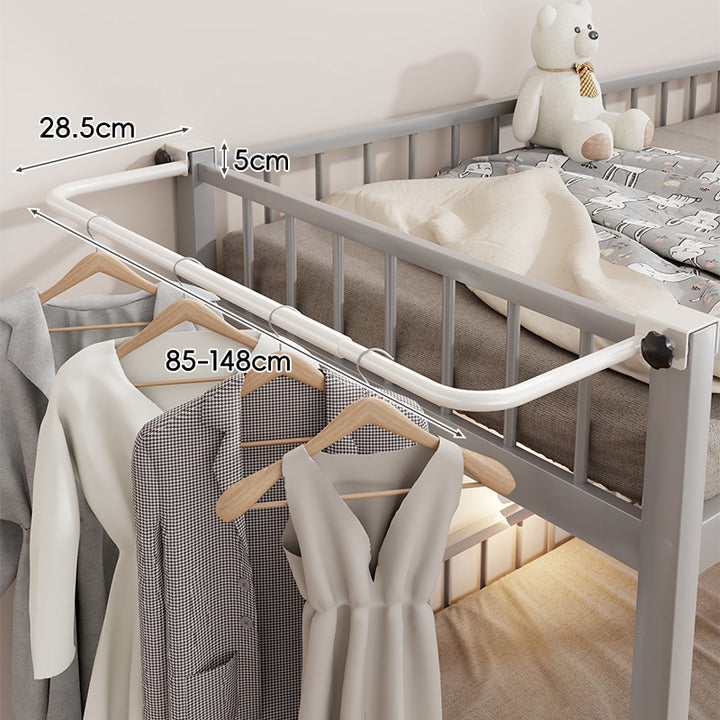 Adjustable Extendable Bed Frame Clothes Hanging Rail