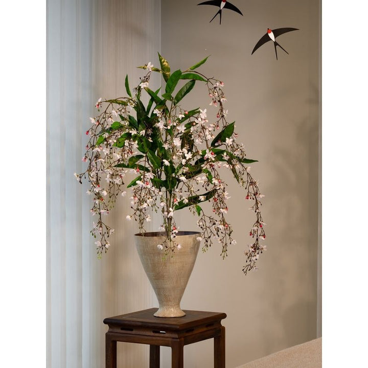 Lifelike Artificial Floral Arrangement in Decorative Pot