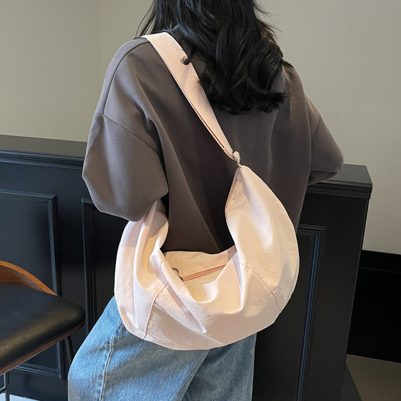 Soft Fabric Slouchy Hobo Bag