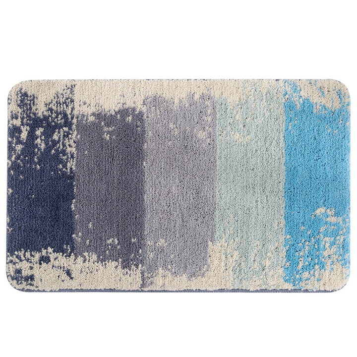 Abstract Textured Bath Mat