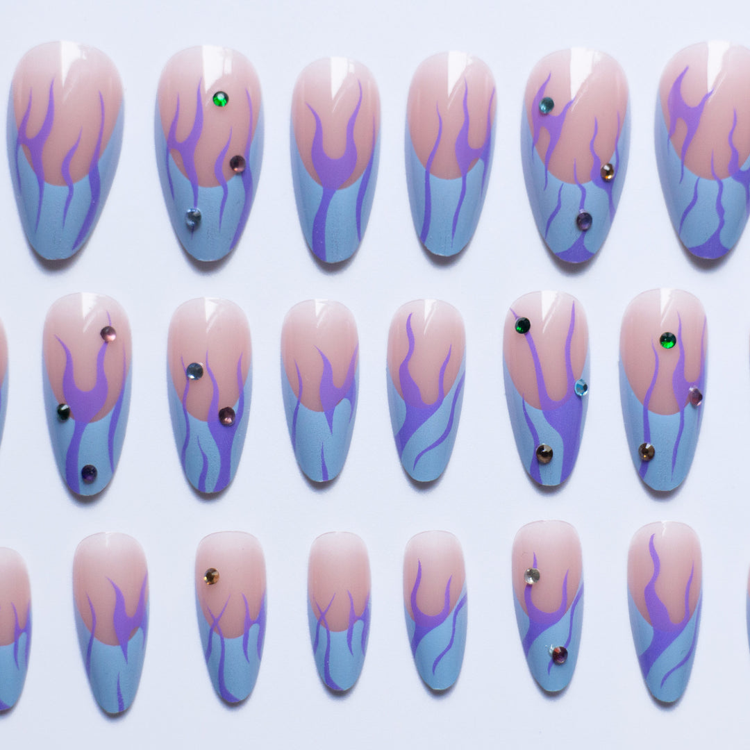 Elegant Abstract Nail Art Design Kit
