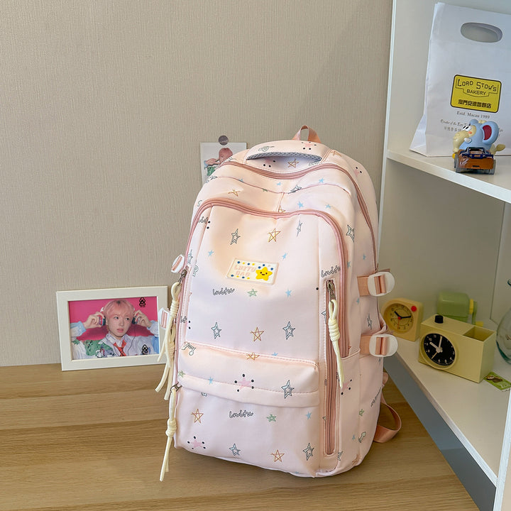 Playful Polka Dot School Backpack Kalsten