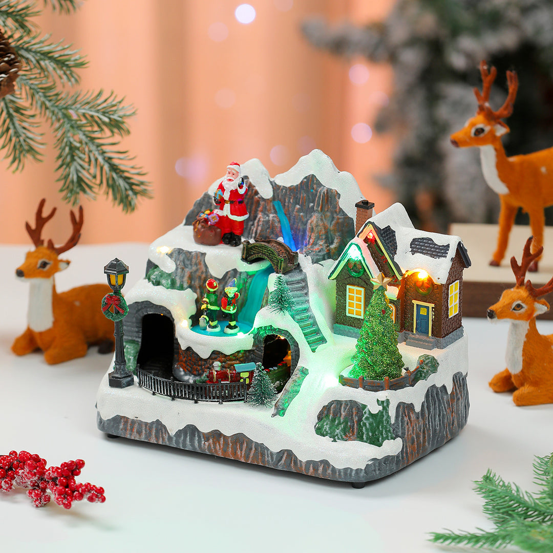 LED Illuminated Christmas Village Decoration Kalsten