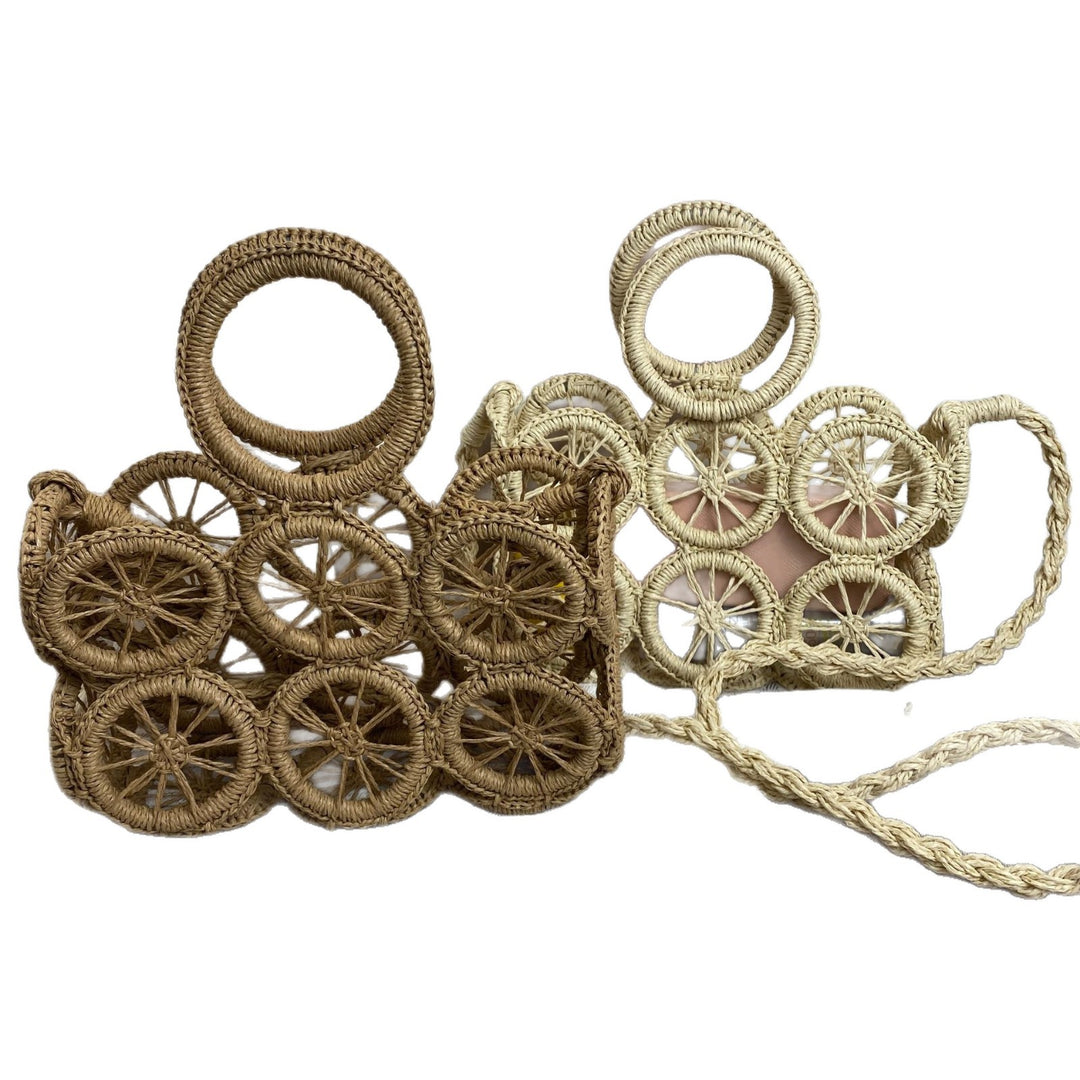 Basket bag with Unique Wheel Design Kalsten