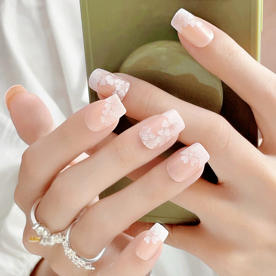 Premium Floral Nail Design