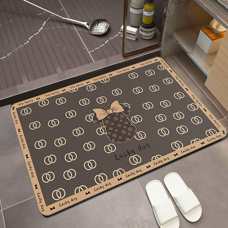 Cartoon-Themed Absorbent Bath Mat Kalsten