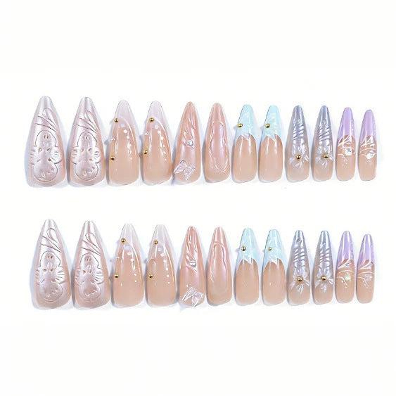 Creative Press-On Nail Art Enhancements Kalsten