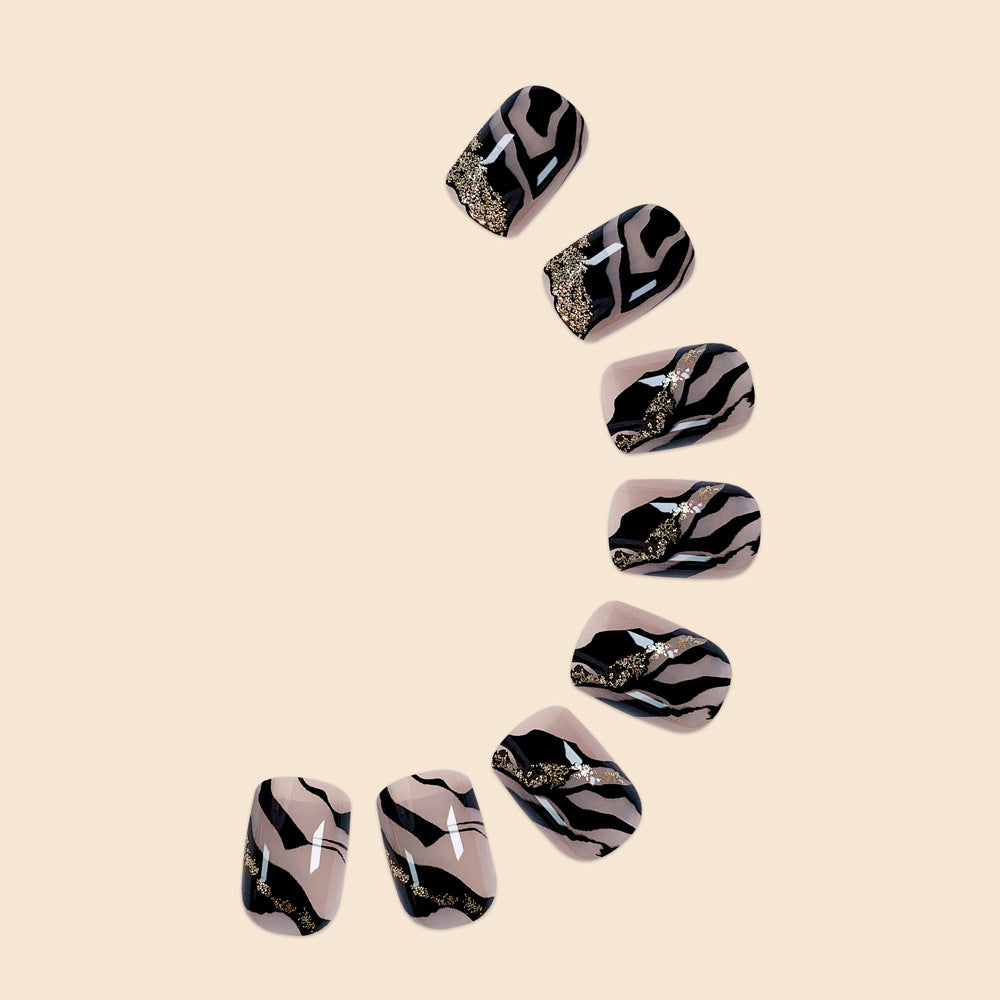 Marble Effect Nail Art