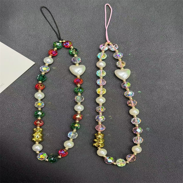 Colorful Beaded Charm Necklace Kalsten