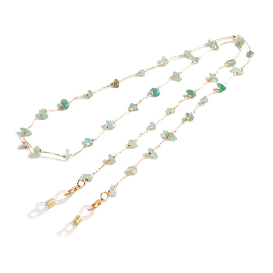 Delicate Gemstone Bead Eyewear Chain Kalsten