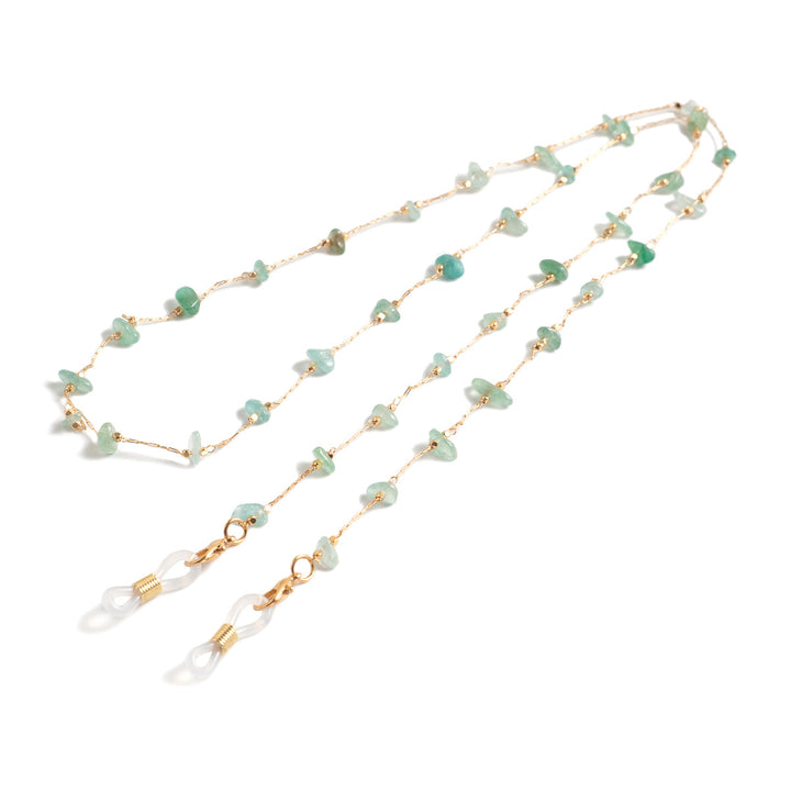 Delicate Gemstone Bead Eyewear Chain Kalsten