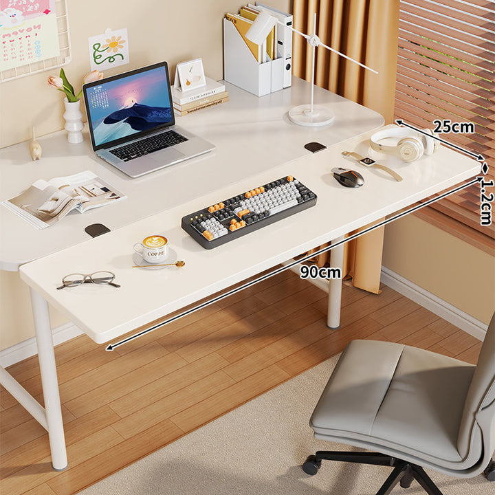 Long Under-Desk Pull-Out Sliding Keyboard and Work Surface Shelf