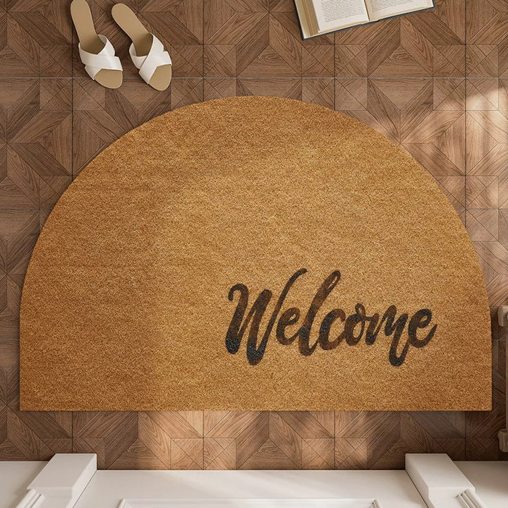 Half-Circle Coir Door Mat
