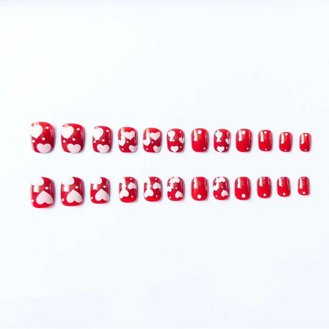 Artistic Heart Motif Nail Art Kit