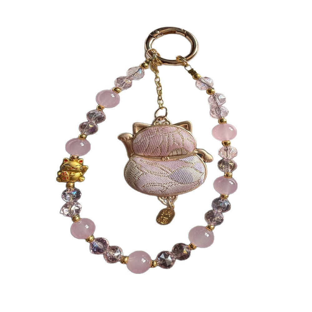 Artistic Cat-themed Charm Keychain Kalsten