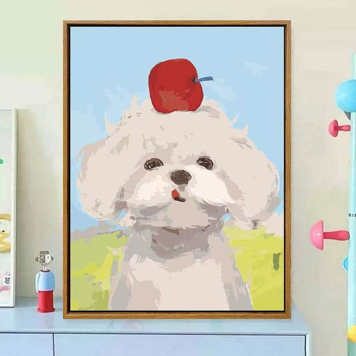 Cute Dog-Themed Decorative Canvas Art Kalsten