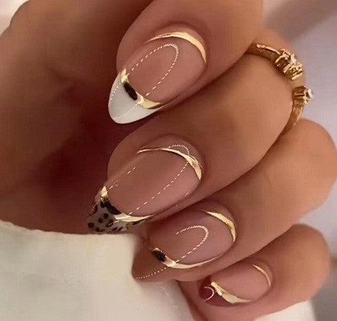 Elegant Geometric Nail Art