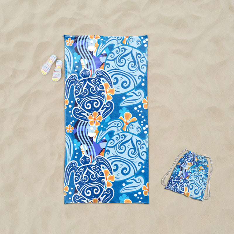 practical beach towel with integrated tote bag design Kalsten