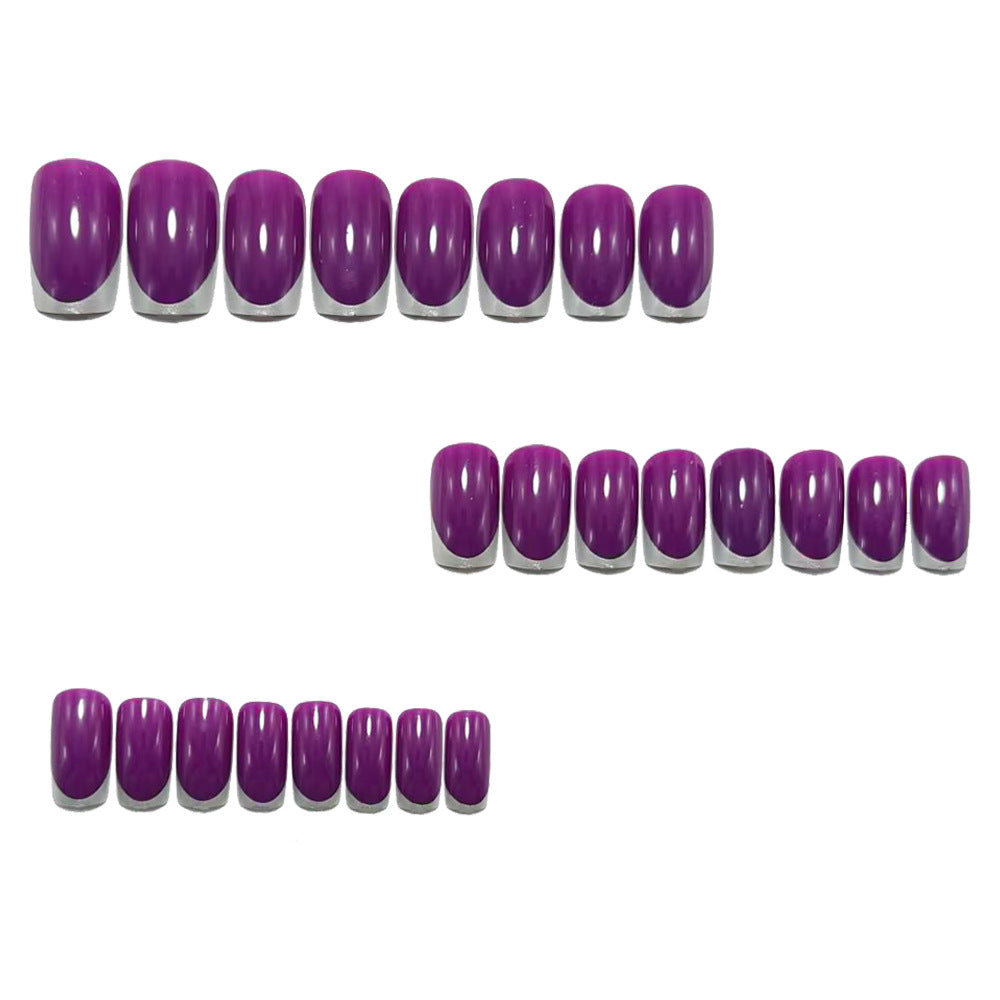 Artificial nails with shiny metallic finish Kalsten