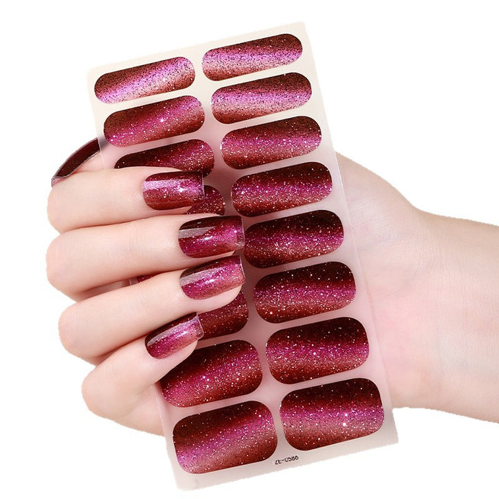 Glitter Gradient Nail Wraps