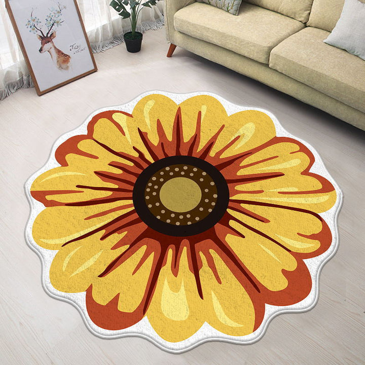 Floral-Inspired Decorative Mat