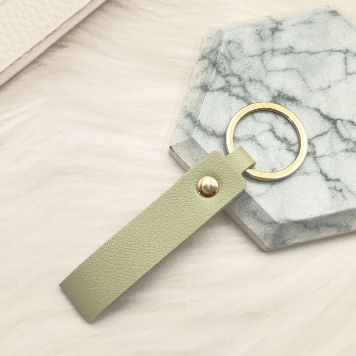 Unisex keychain made of high-quality artificial leather with stylish design Kalsten