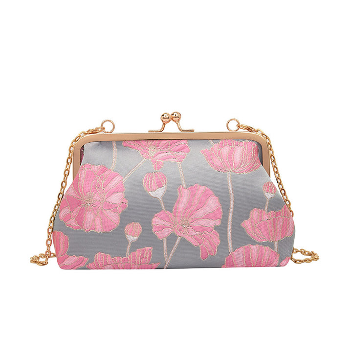 Decorative Floral Clutch