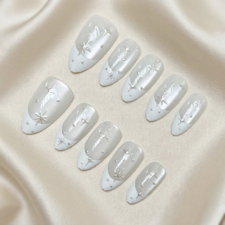 Elegant Press-On Nail Art