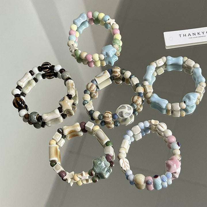 Heart-Shaped Beaded Bracelet Kalsten