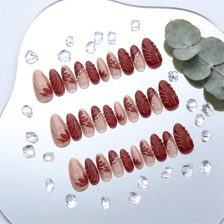 Decorative Press-On Nail Enhancements Kalsten 1789915539