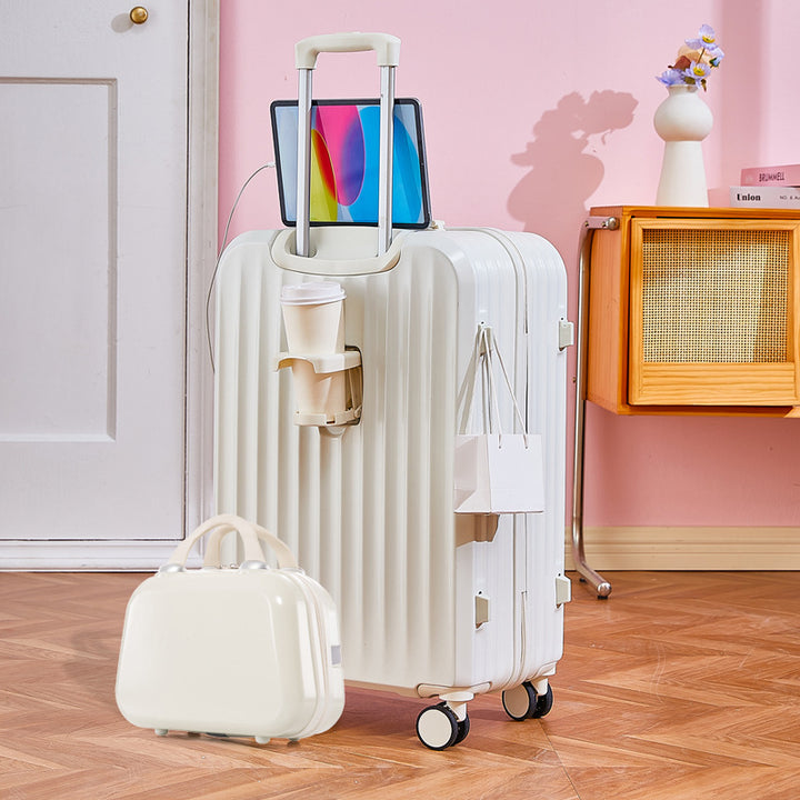 Functional Tech-Integrated Rolling Suitcase Kalsten