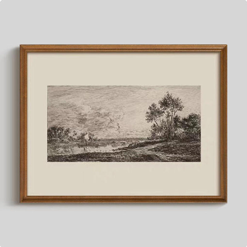 Framed Vintage Landscape Art